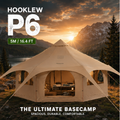 HOOKLEW P6 – 5M Four-Season Canvas Bell Tent